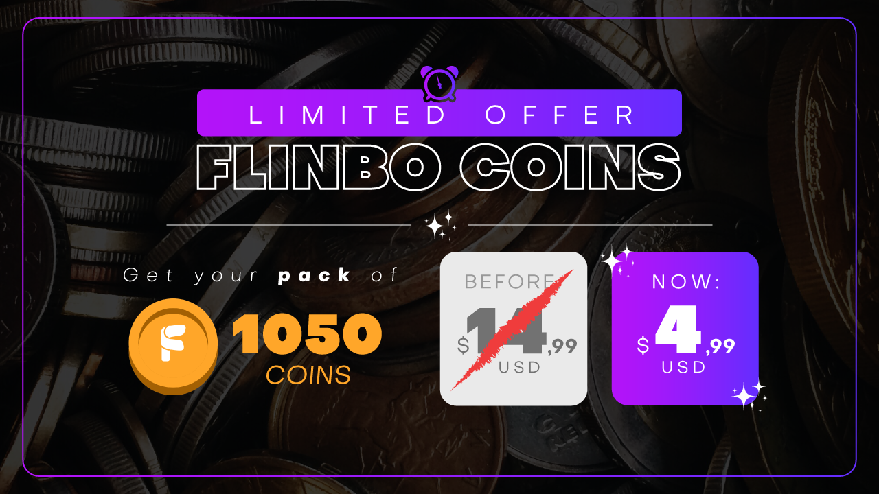 Special Promotion: Recharge Flinbo Coins, more for Less!